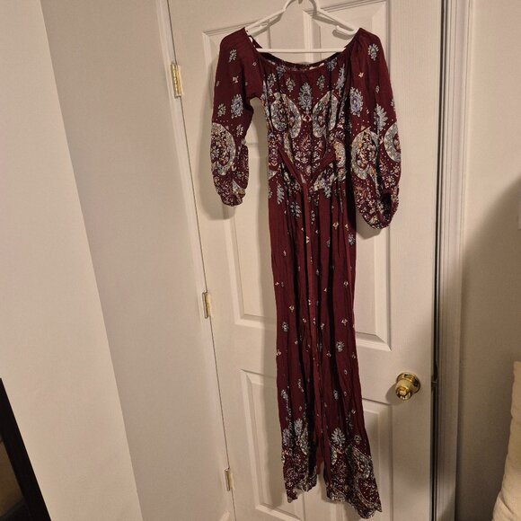 JAASE Maroon Floral Jumper - Picture 2 of 3